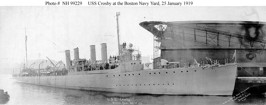Photo #: NH 99229  USS Crosby