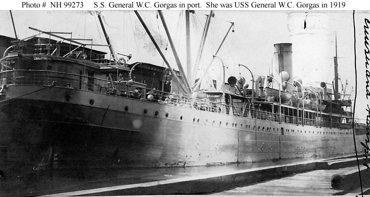 Photo #: NH 99273  S.S. General W.C. Gorgas