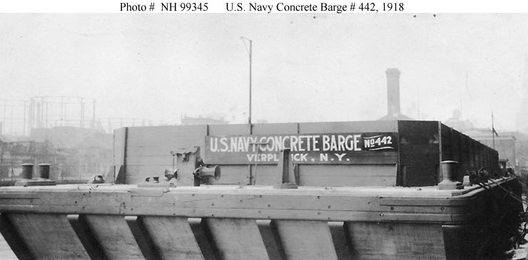 Photo #: NH 99345  Concrete Barge # 442