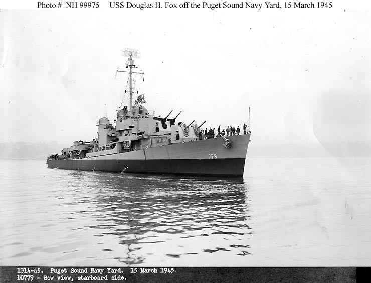 Photo #: NH 99975  USS Douglas H. Fox