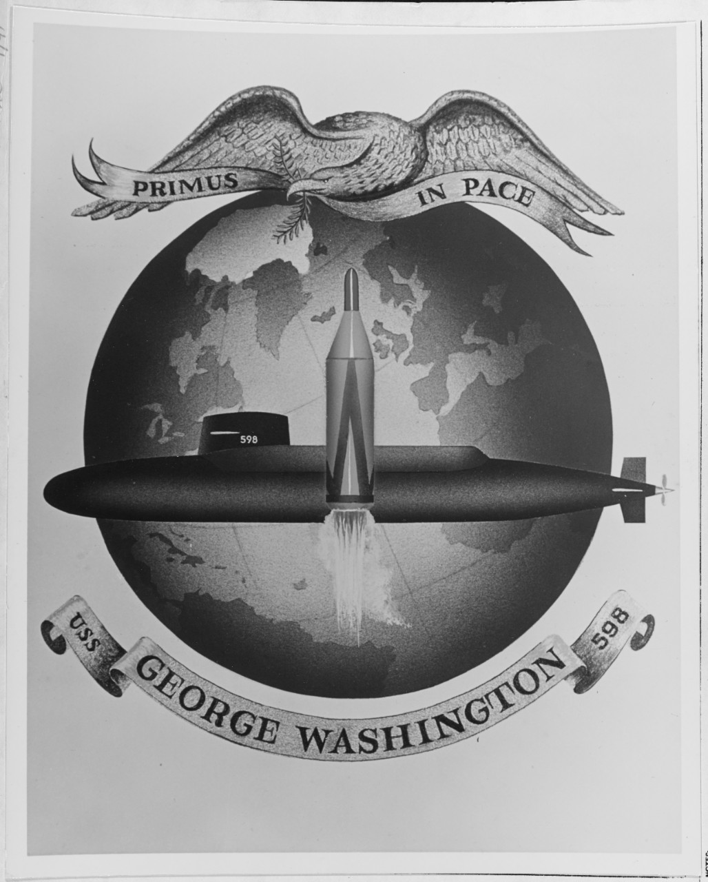 Insignia: USS GEORGE WASHINGTON (SSBN-598)