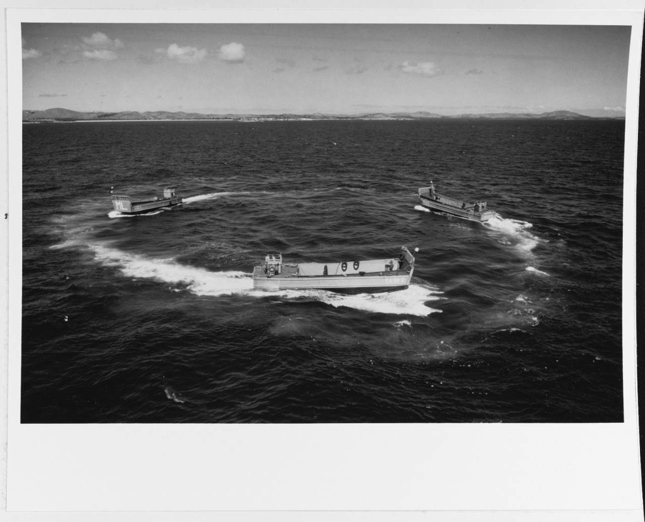 LCM-6 landing craft from USS MULIPHEN (AKA-61)