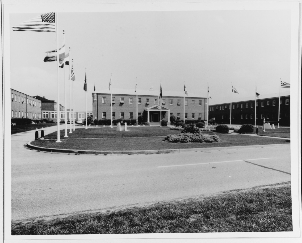 The Flag Plaza at the Headquarters of the North Atlantic