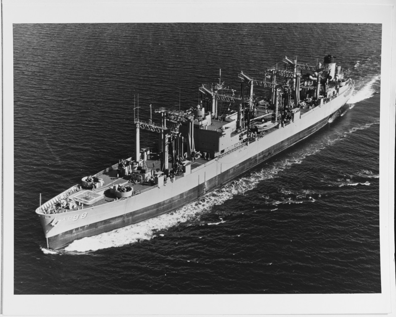 The USS CALOOSAHATCHEE (AO-98)