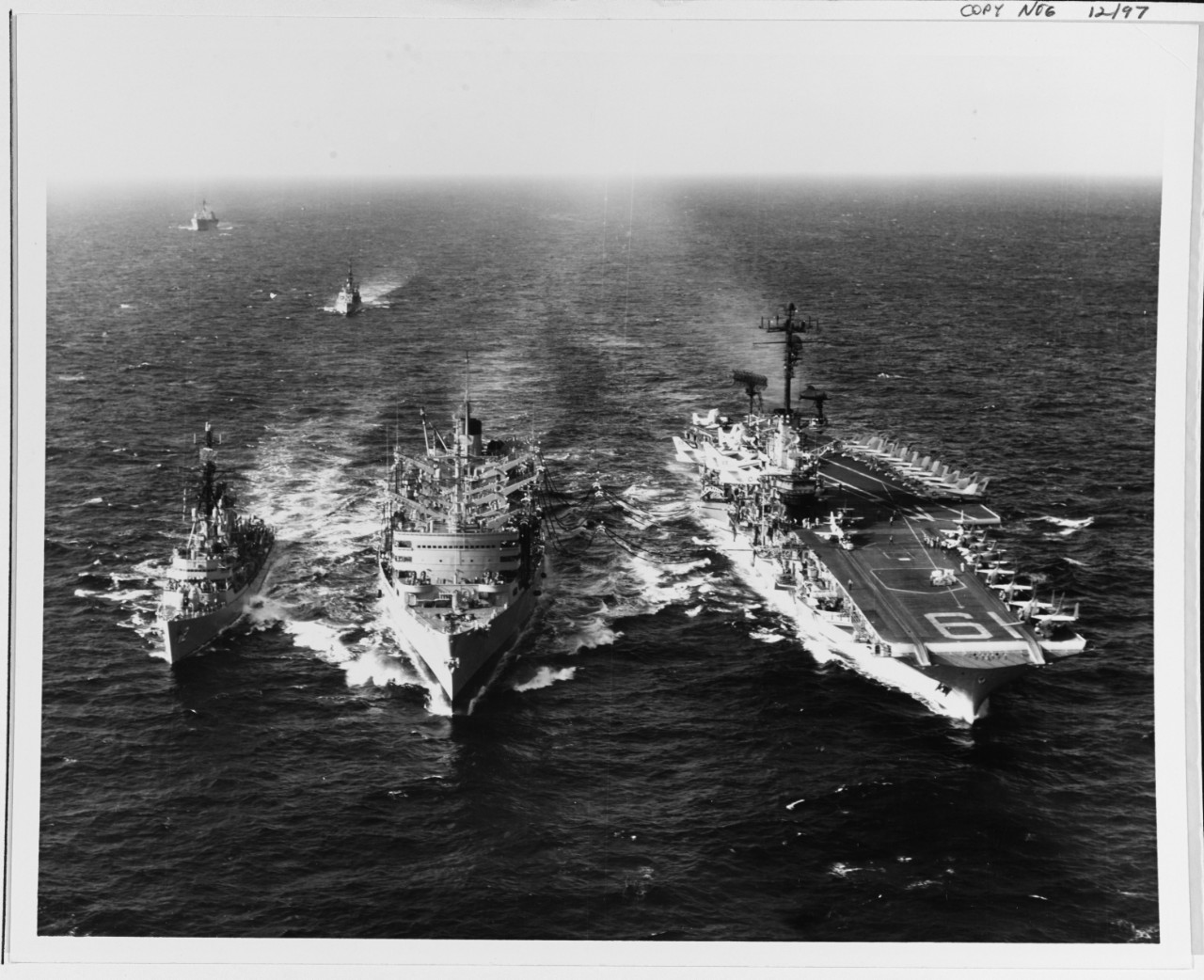 Refueling from the USS SACRAMENTO (AOE-1)