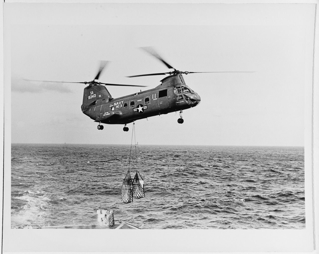 UH-46D Sea Knight from USS CAMDEN (AEO-2)