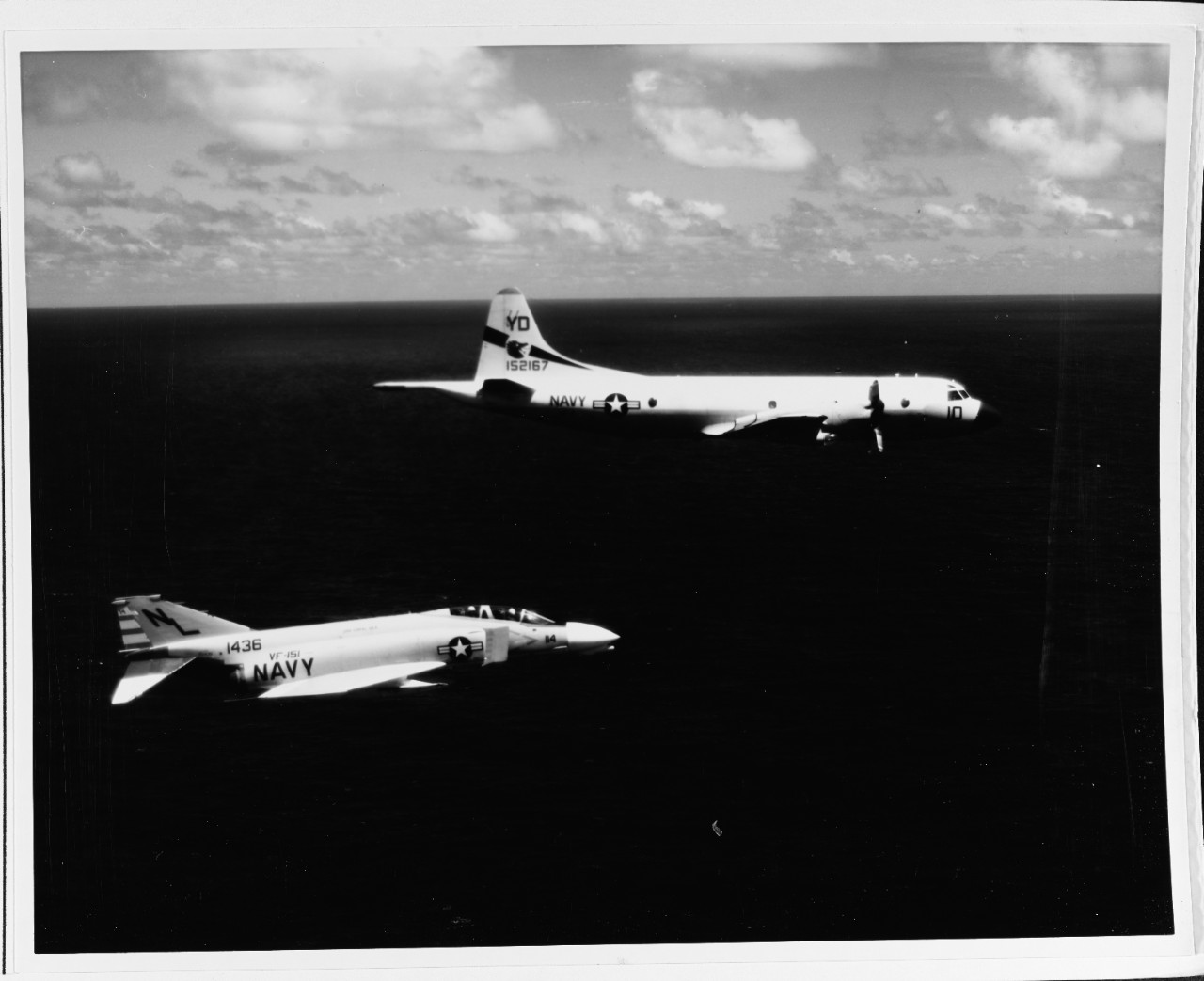 F-4B "Phantom 11" and P-3A "Orion" aircraft