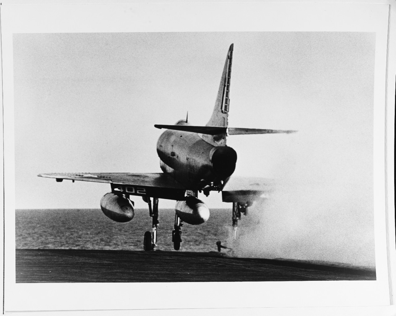 An A-4 "Skyhawk" is launched