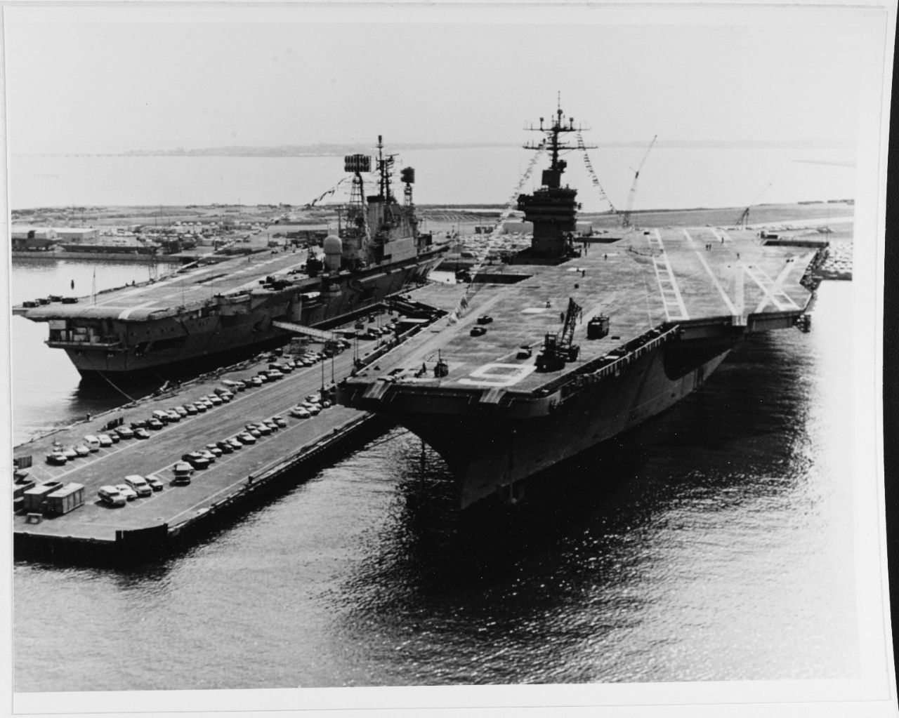 USS NIMITZ (CVN-68) and HMS ARK ROYAL (CV)