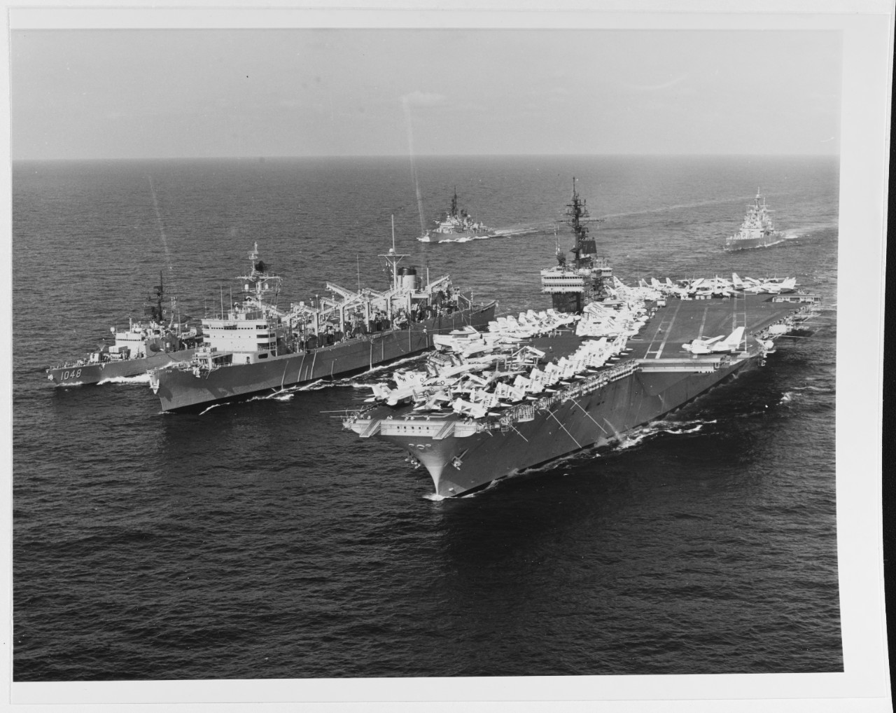 USS Kitty Hawk CV 63  ca.1985 Photo Canvas Print USN Navy Ship
