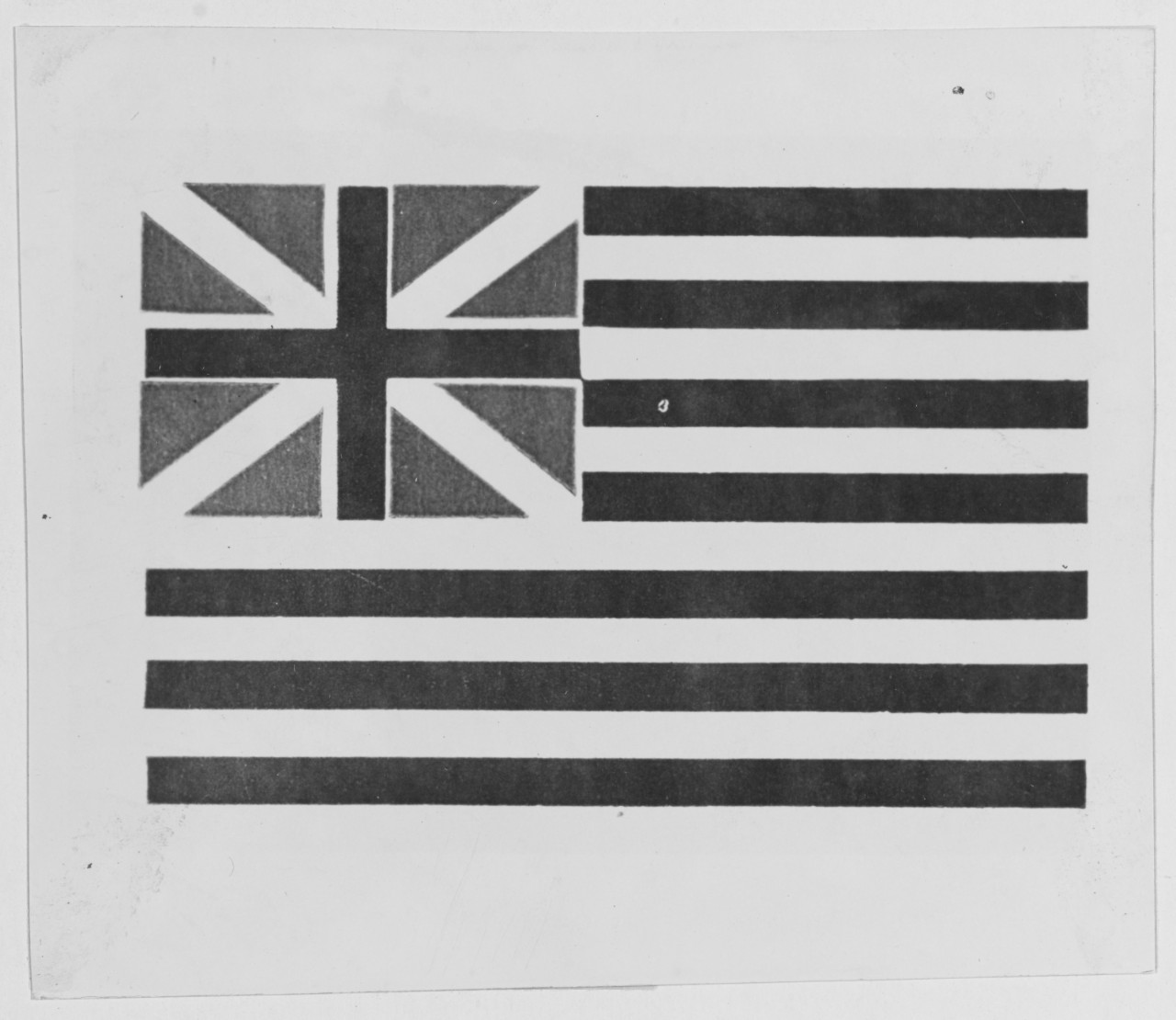 Grand Union Flag, 1775-1776.