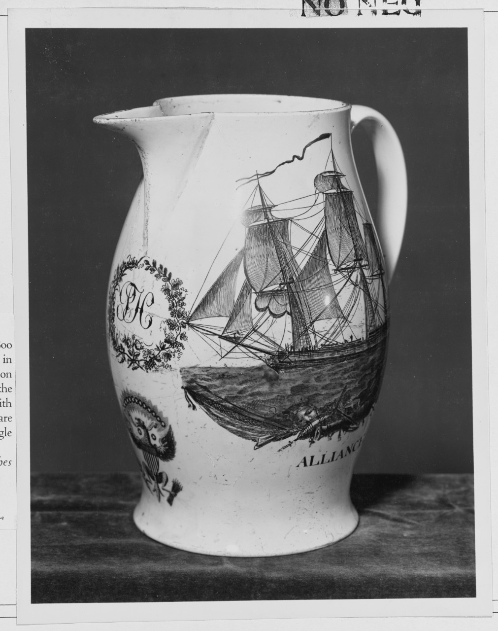 Liverpool Transfer-Decorated Pitcher, c. 1800