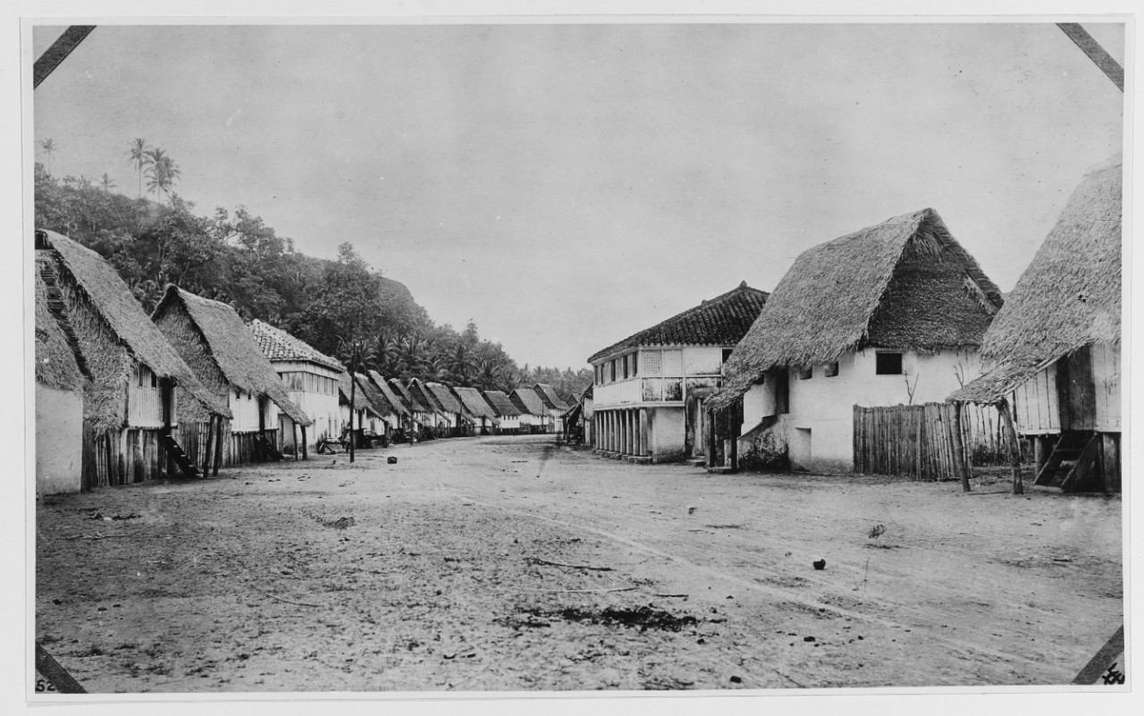Main Street of Agana Guam (circa 1900)