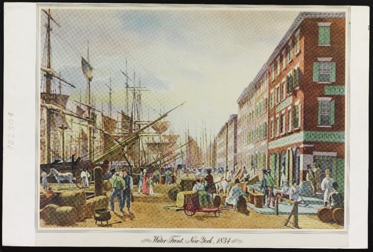 New York Waterfront, 1834