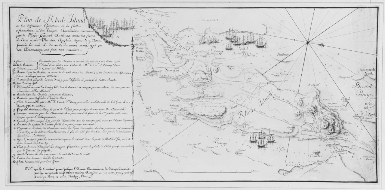 French Fleet Plan, 1778