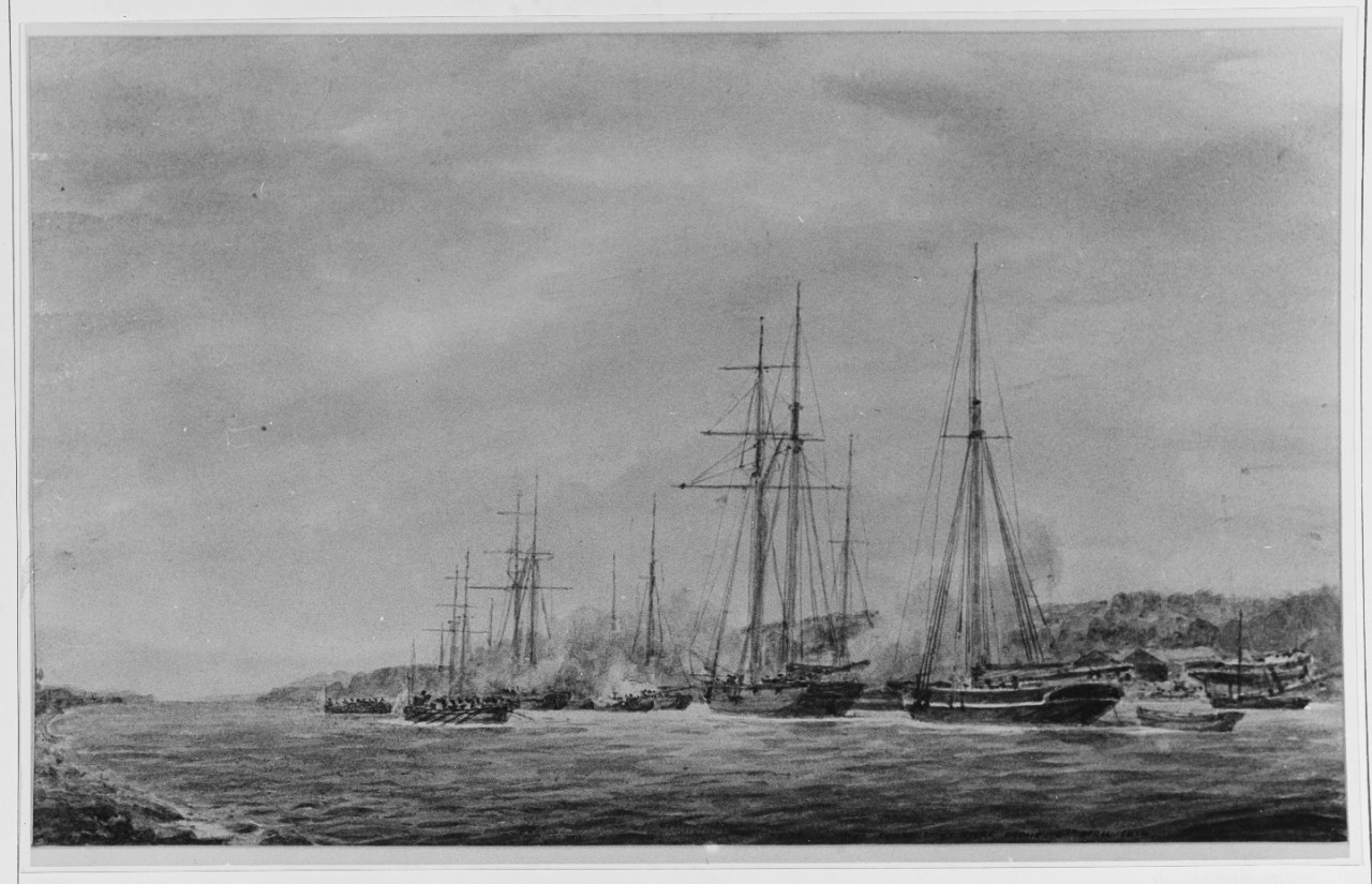 Boats from British Squadron