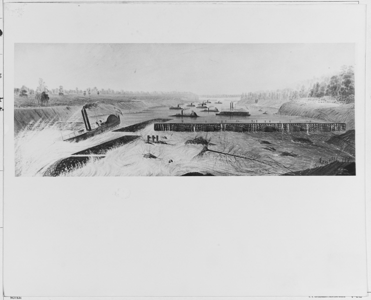 Red River Dam, 1864