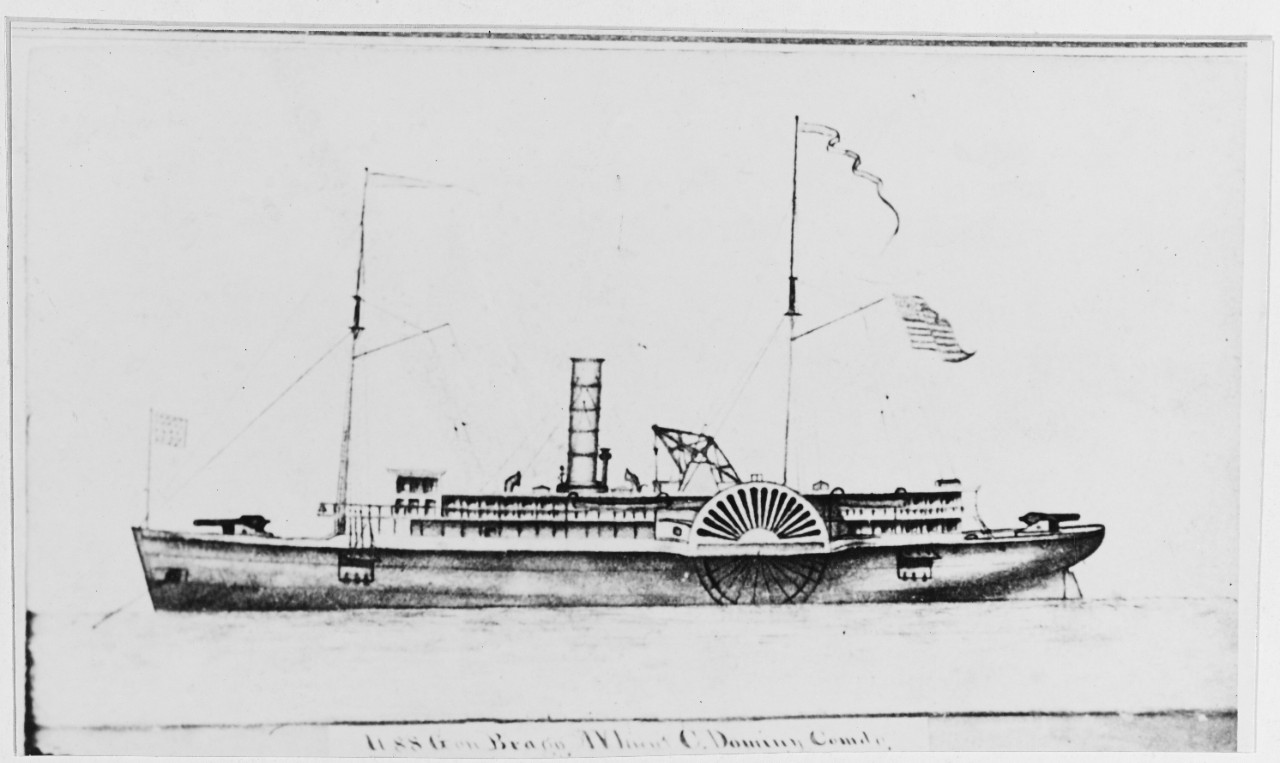 Photo #: NH 513  USS General Bragg (1862-1865)