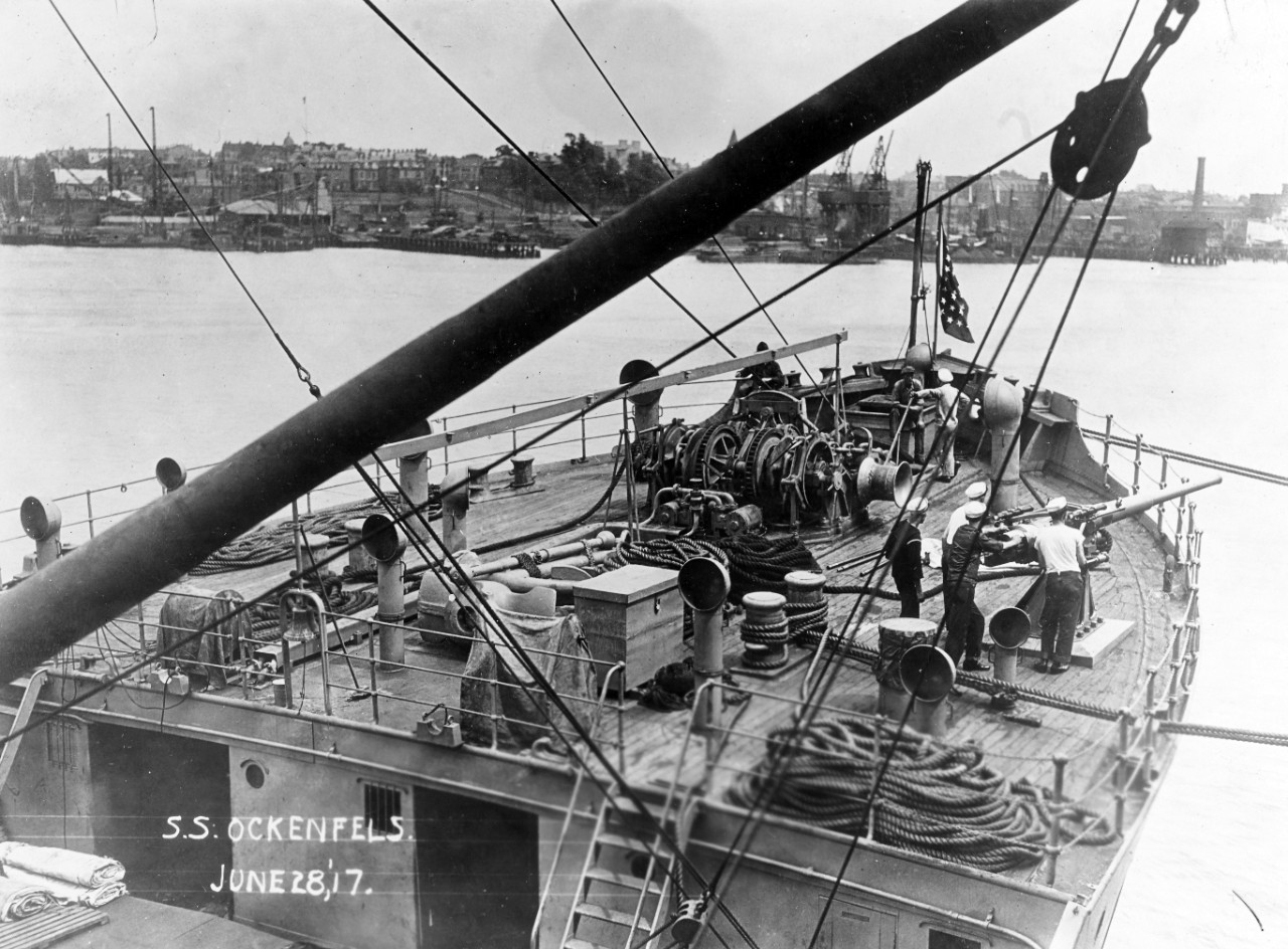 Photo #: NH 546  S.S. Ockenfels (American Freighter, formerly the German S.S. Ockenfels of 1910)