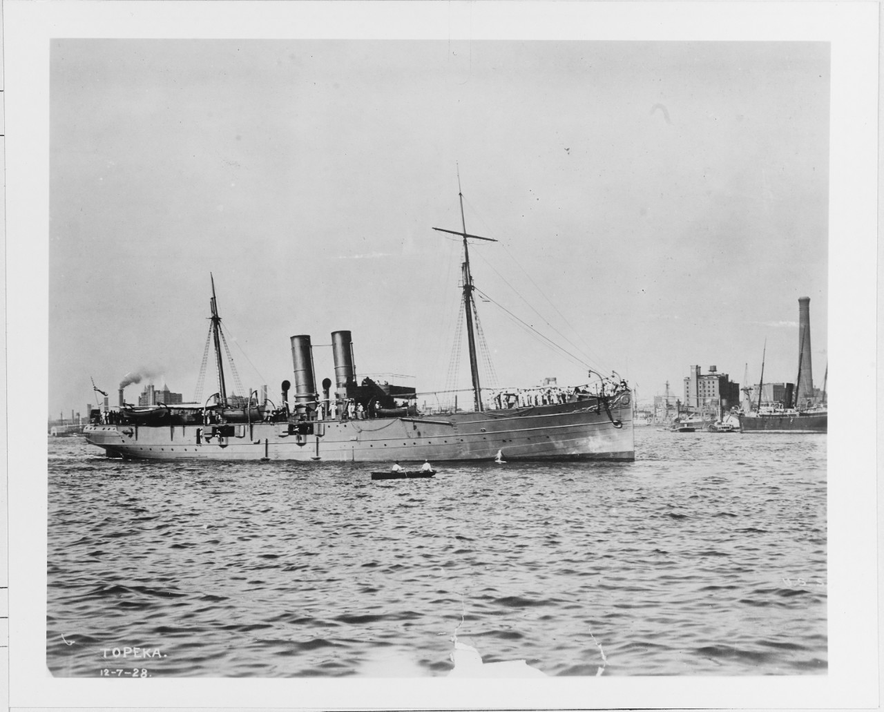 Photo #: NH 806  USS Topeka (1898-1930) 
