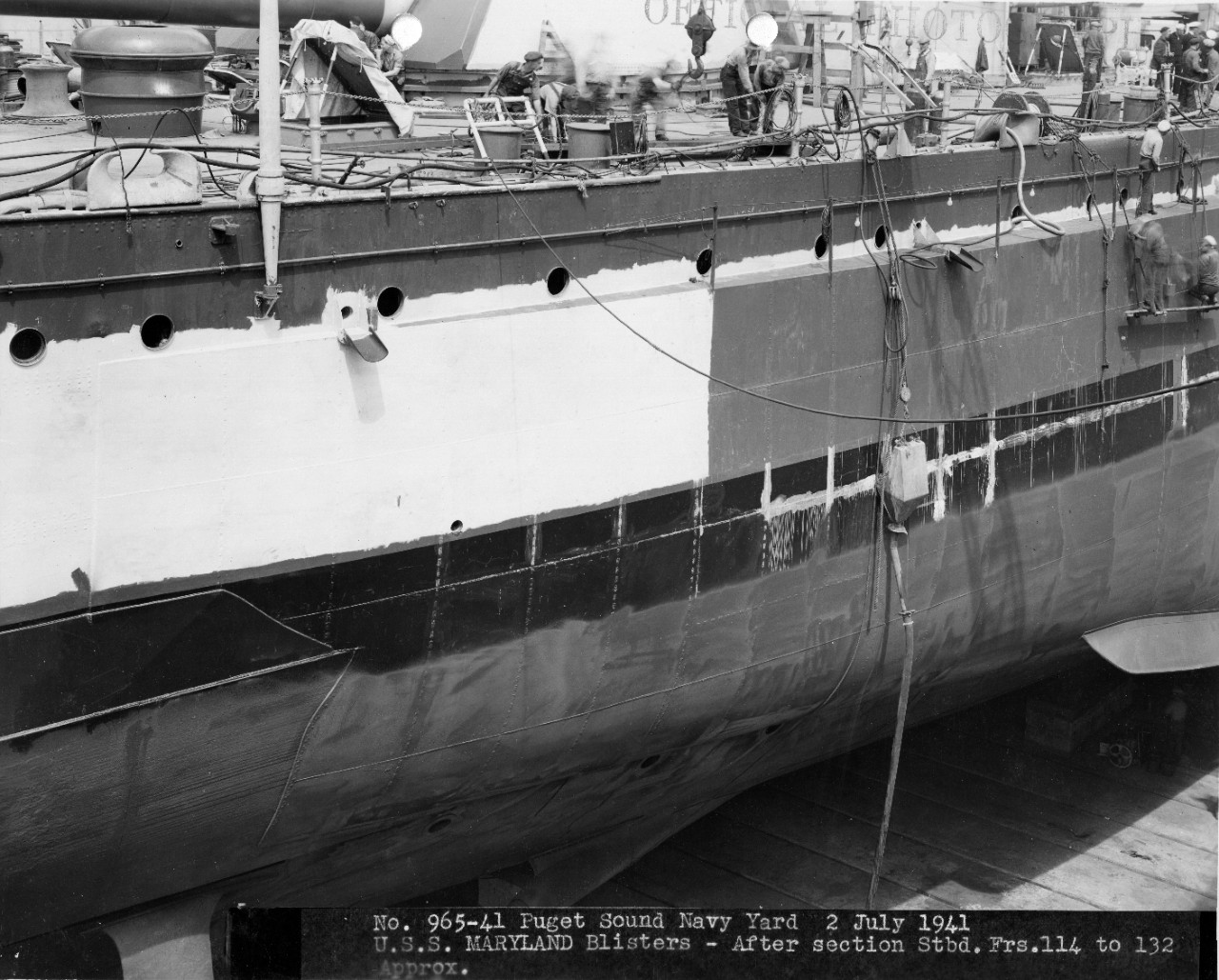 <p>UA 383.07.010 USS Maryland (BB-46), Battleship, Puget Sound</p>
