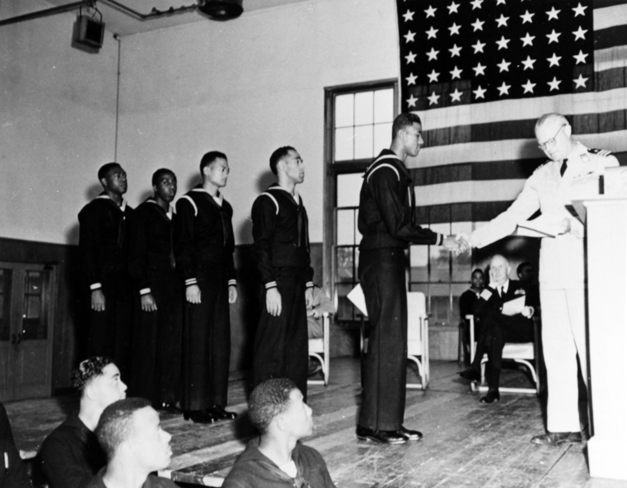 Photo #: 80-G-294844  Camp Robert Smalls, Naval Training Station, Great Lakes, Illinois