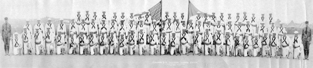 Company B-2, US Naval Training Station San Diego, CA, September 23, 1924