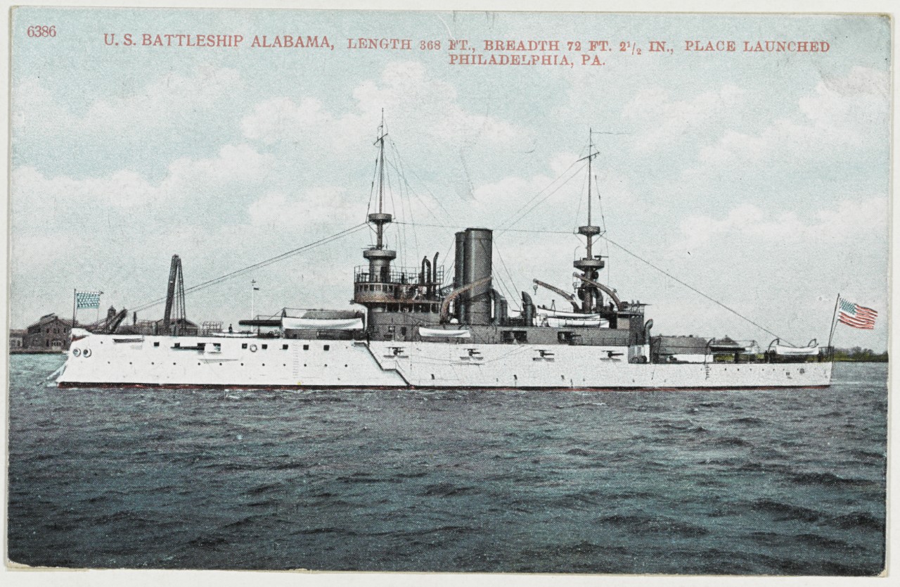 Photo #: NH 57757-KN USS Alabama