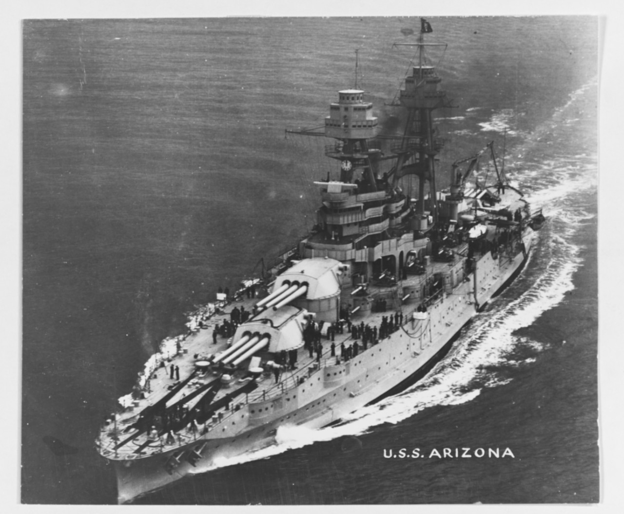 Photo #: NH 57658  USS Arizona (BB-39)