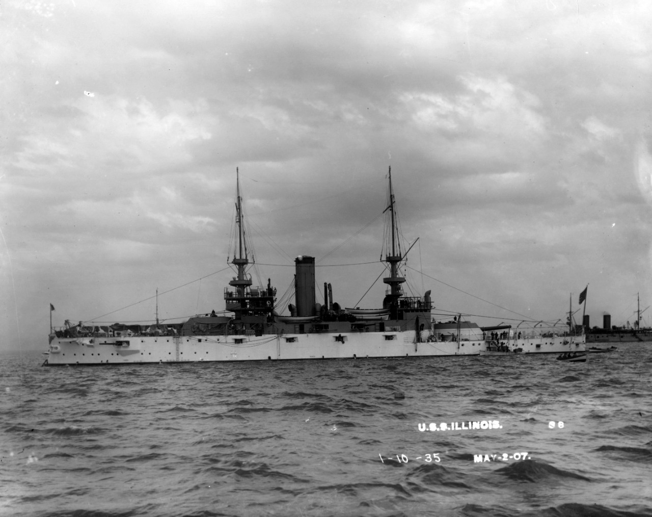Photo #: 19-N-1-10-35  USS Illinois