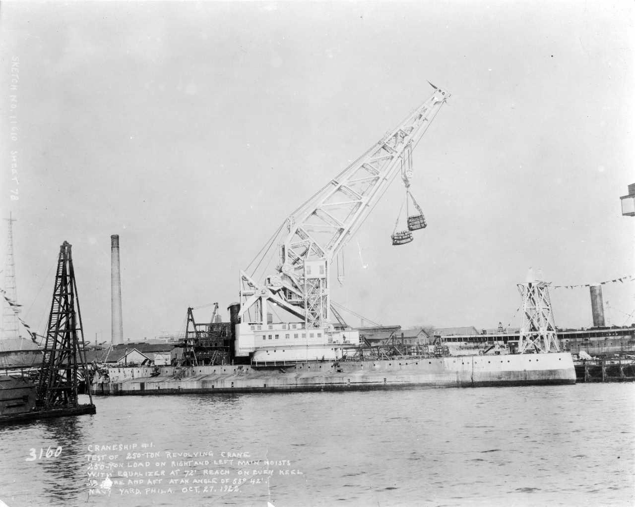 Photo #: NH 52038  U.S. Crane Ship Kearsarge