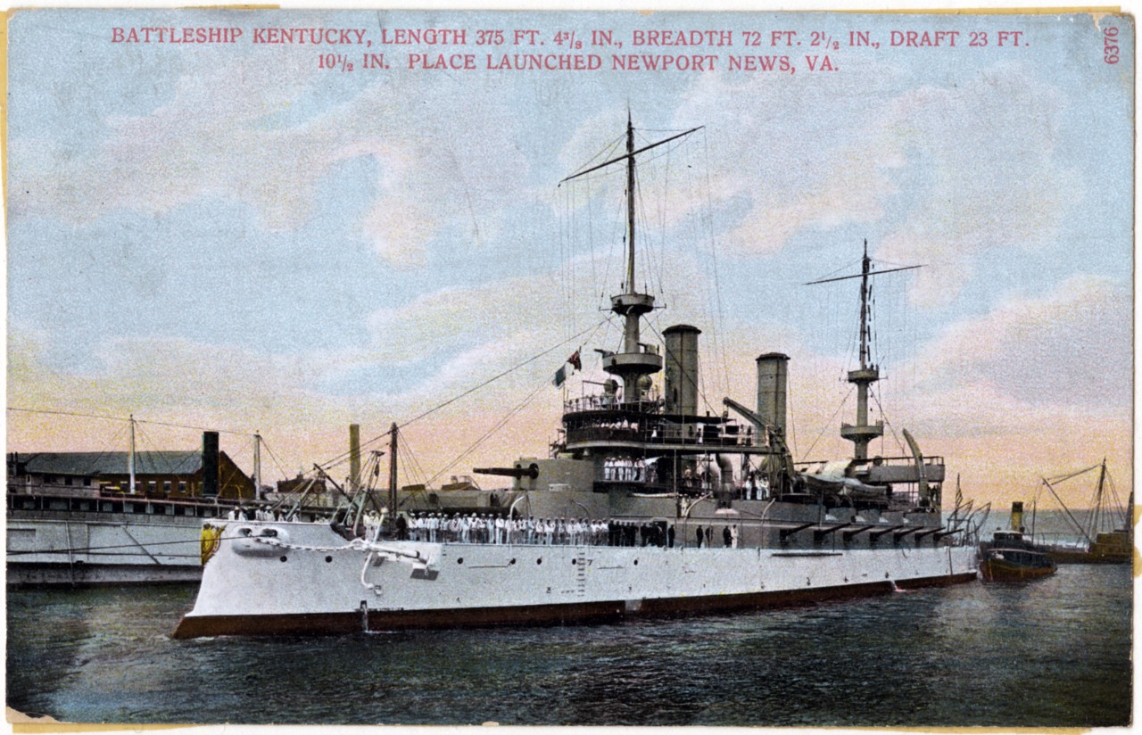 Photo #: NH 52047-KN (Color)  USS Kentucky (BB-6)