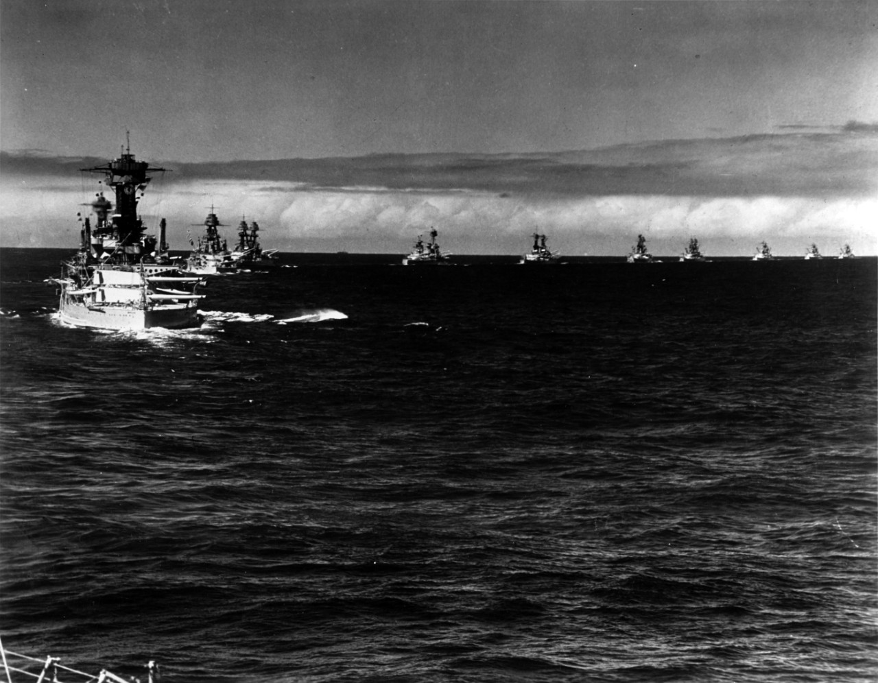 Photo #: NH 50260  U.S. Battleships at sea, circa the later 1930s