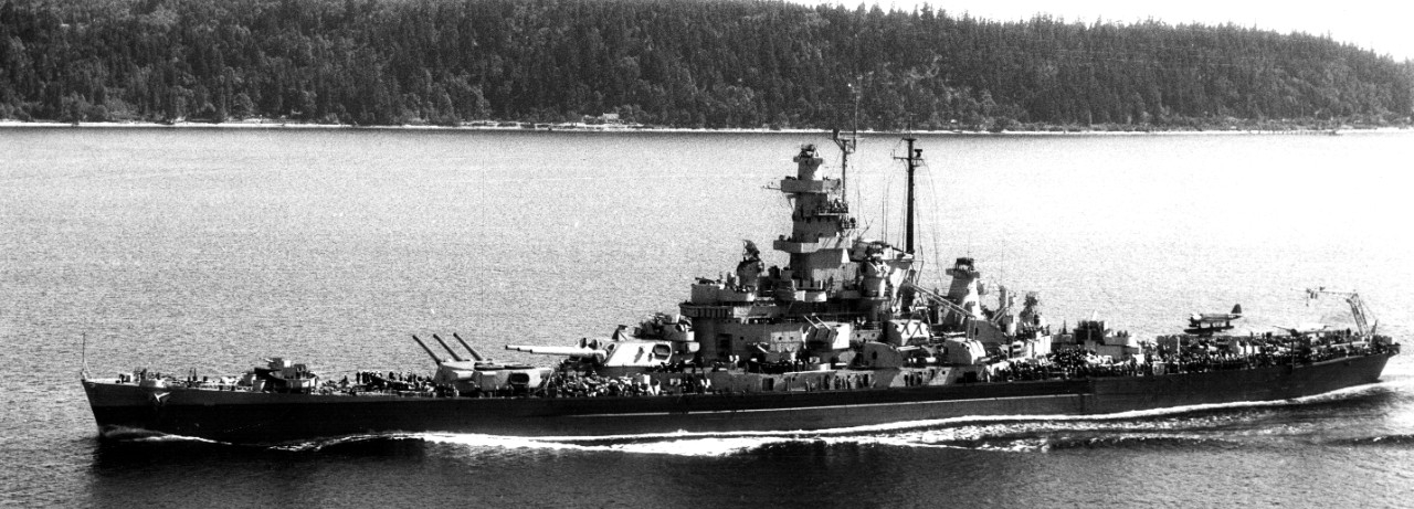 NH-97255: USS Massachusetts (BB 59)