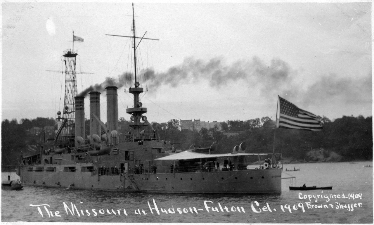 Photo #: NH 101522  USS Missouri