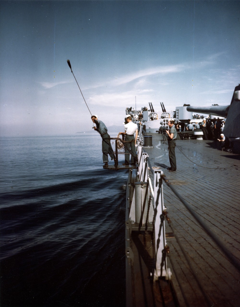 Photo #: 80-G-K-4542 (Color)  USS Missouri (BB-63)