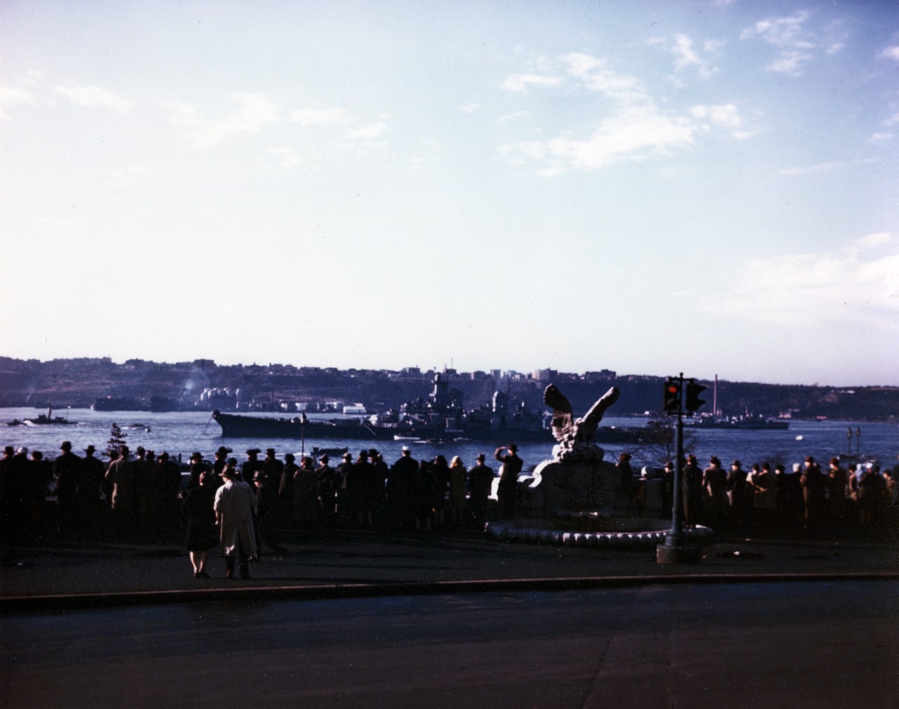 Photo #: 80-G-K-6561 (Color)  Navy Day Fleet Review at New York, 27 October 1945