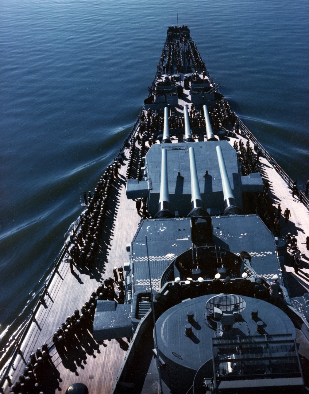 Photo #: 80-G-K-6565 (Color)  USS Missouri (BB-63)