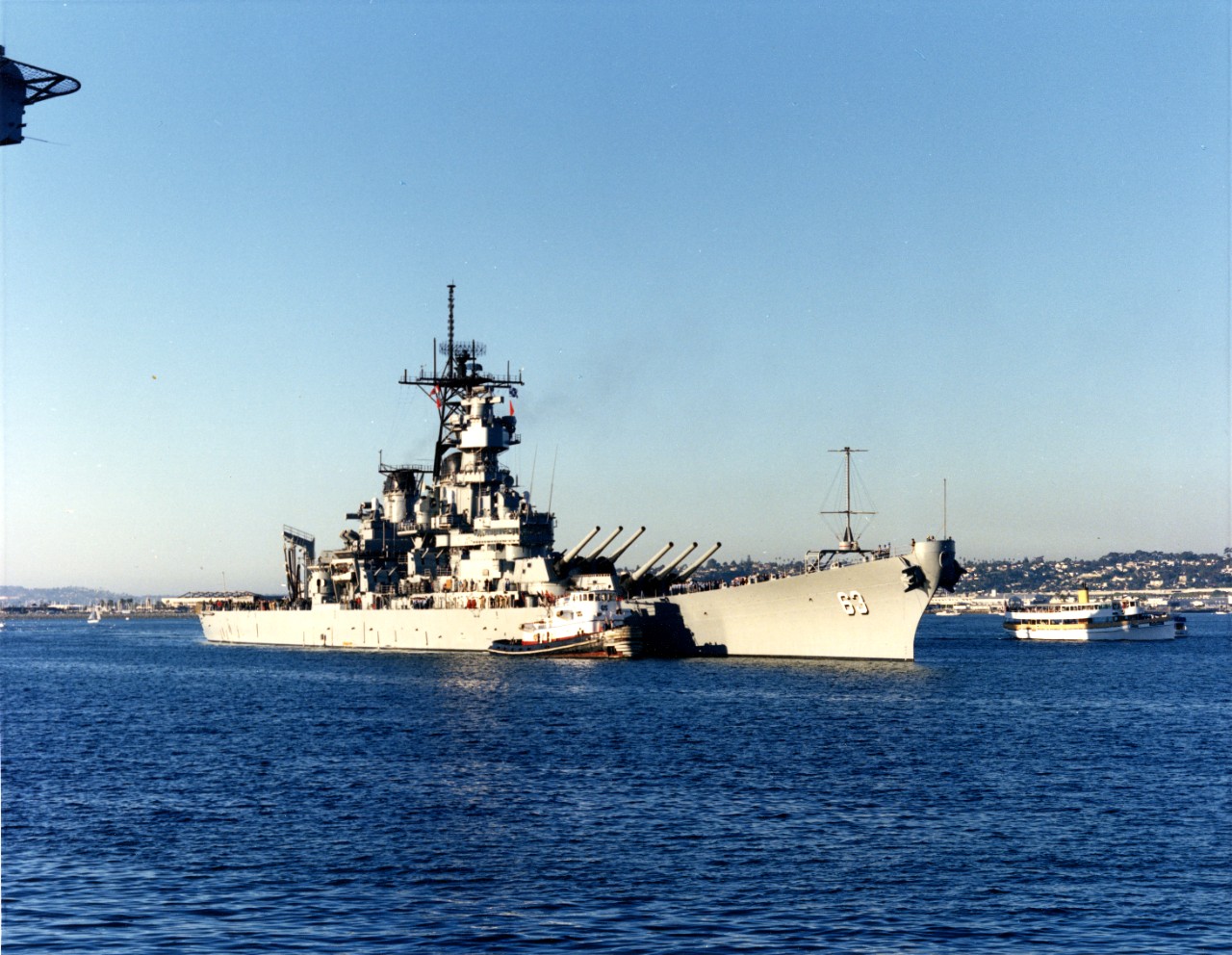 Photo #: NH 96812-KN (Color)  USS Missouri (BB-63)
