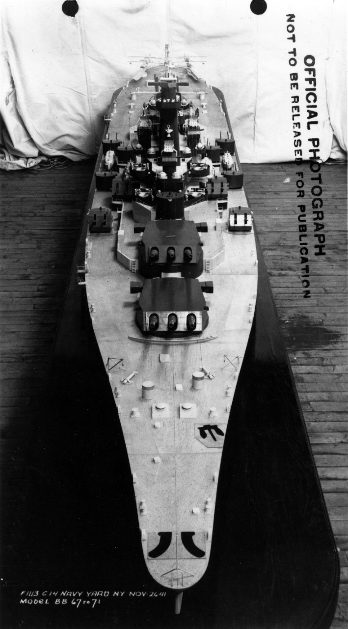 Photo #: NH 93913  Montana class (BB-67--71) battleship