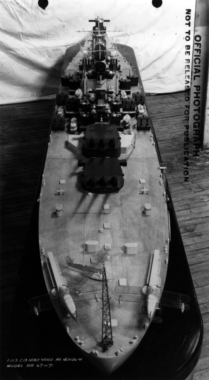 Photo #: NH 93914  Montana class (BB-67--71) battleship