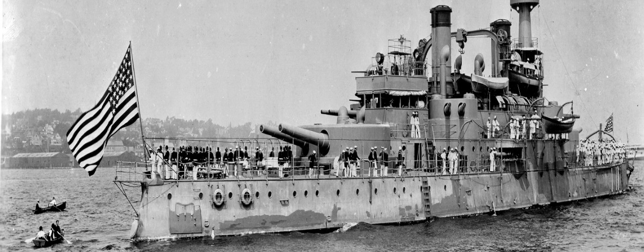 USS Oregon,American battleships,water vessels,Detroit Publishing Company,1896 3