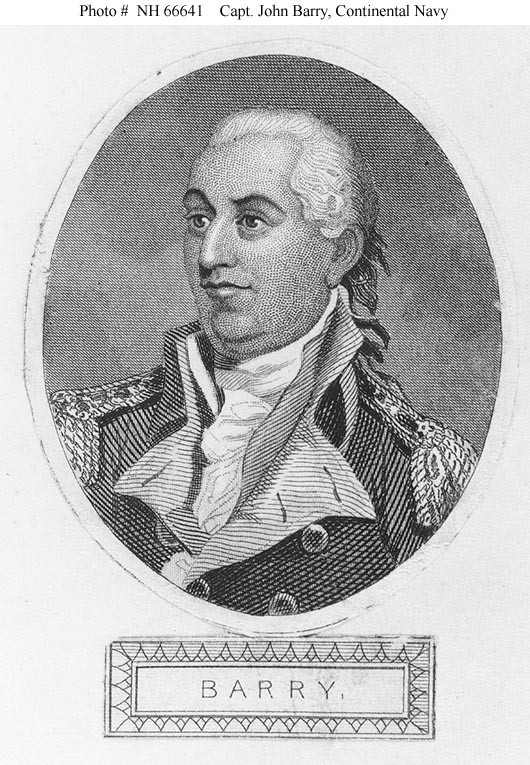 Photo #: NH 66641  Captain John Barry, Continental Navy (1745-1803)