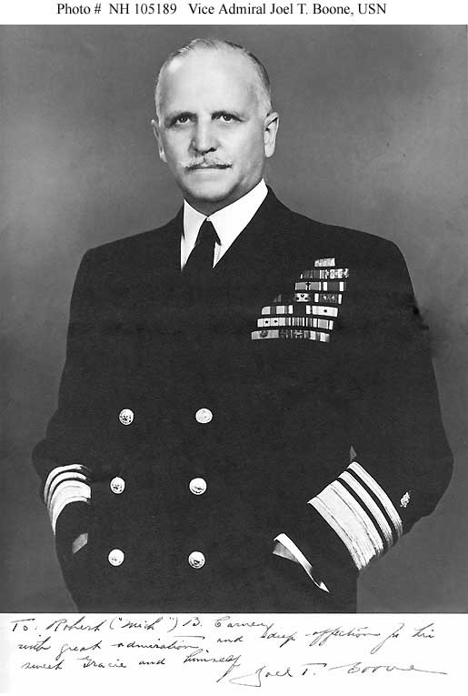 Photo #: NH 105189  Vice Admiral Joel T. Boone, (M.C.), USN (Retired)