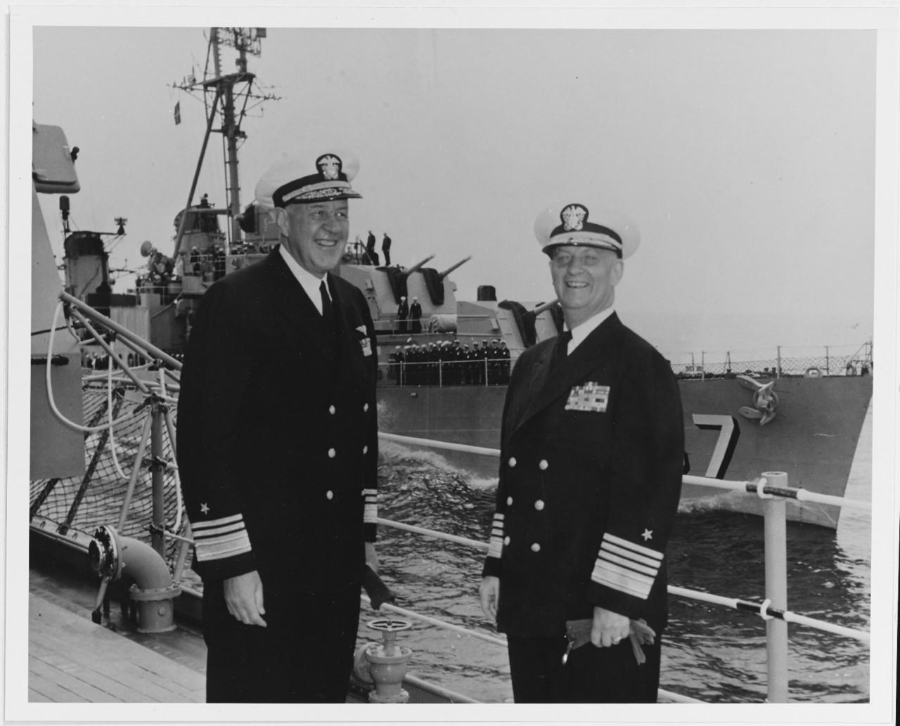 Photo #: NH 55818  Admiral Arleigh A. Burke, USN