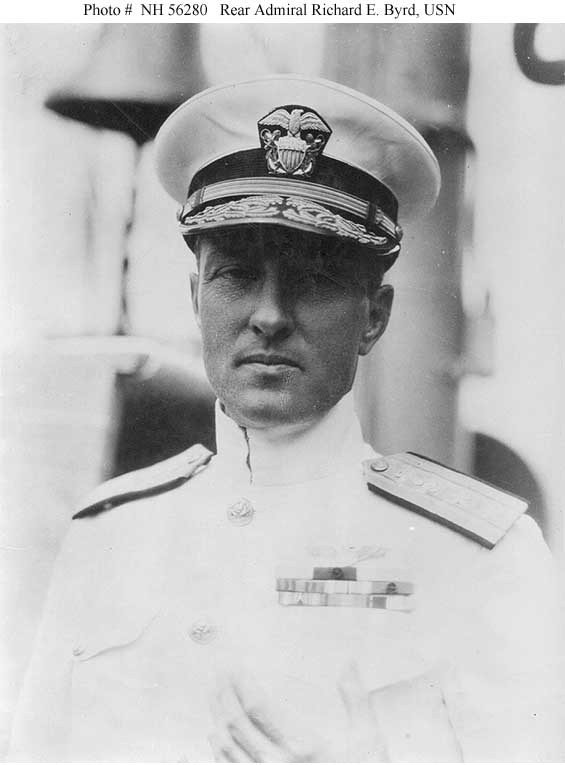 Photo #:NH 56280  Rear Admiral Richard E. Byrd, USN