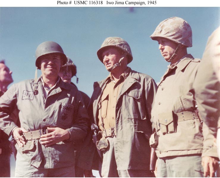 Photo #: USMC 116318  Iwo Jima Campaign, 1945