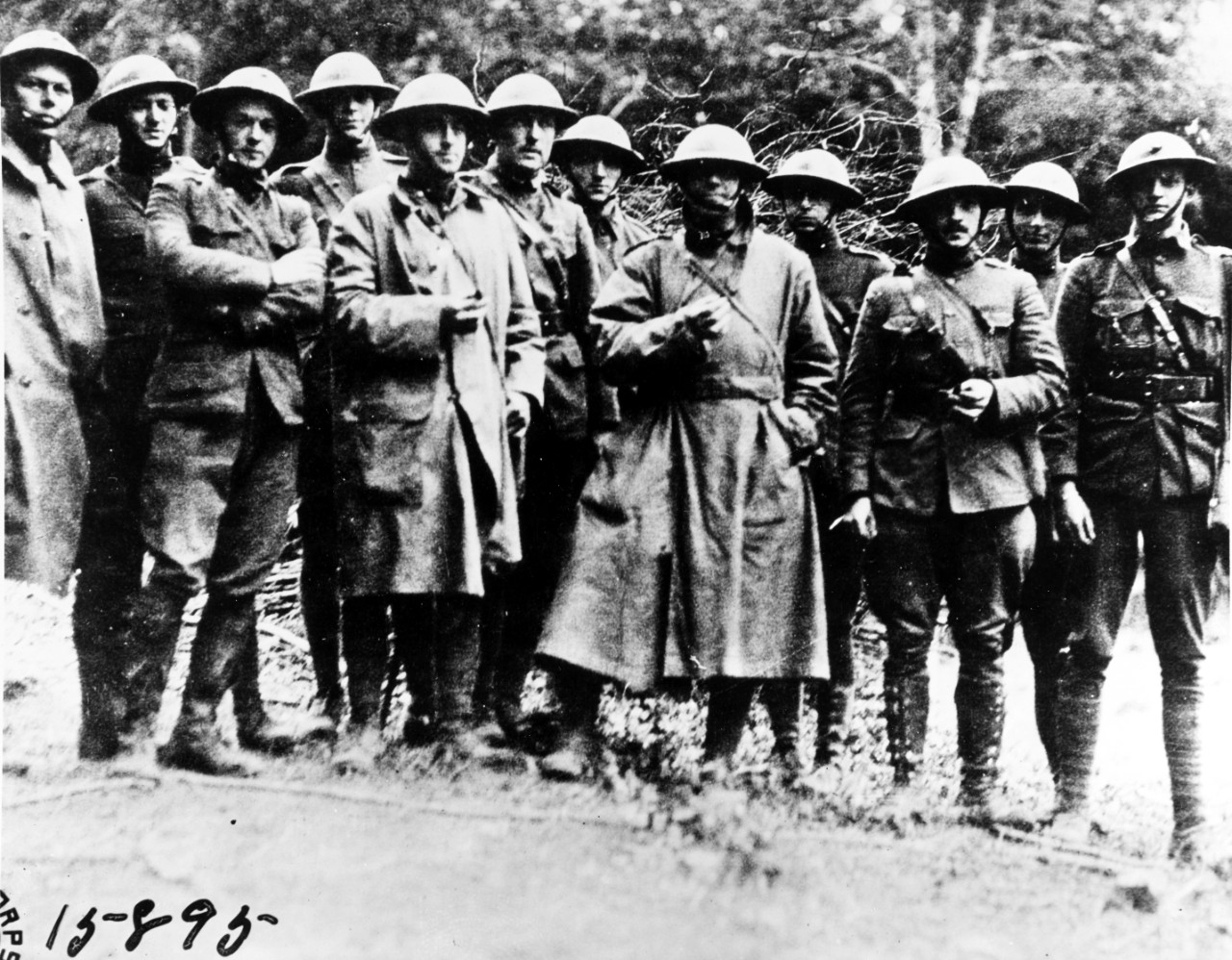 Photo #: USMC 7938  Belleau Wood Sector Survivors, 18 June 1918