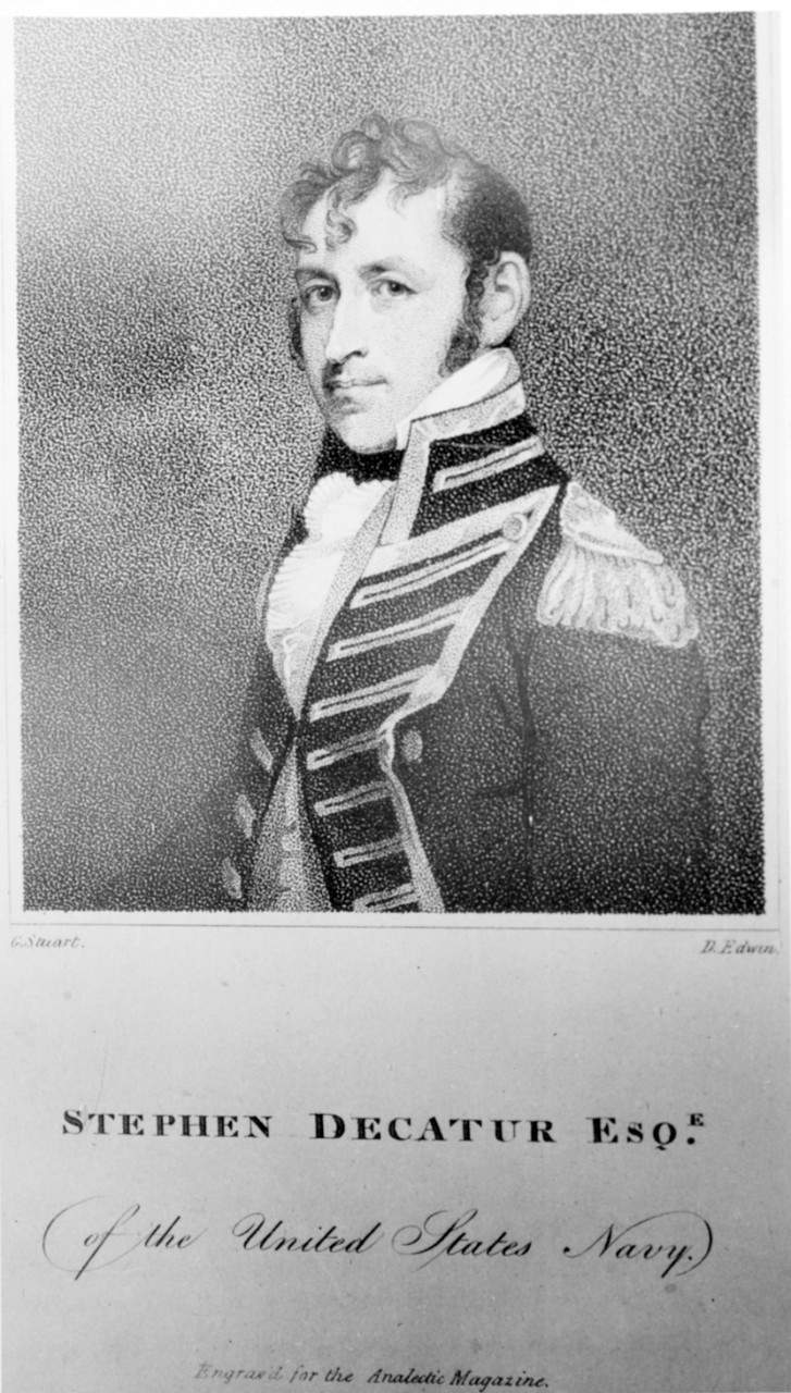 Photo #: NH 52802  Commodore Stephen Decatur, USN