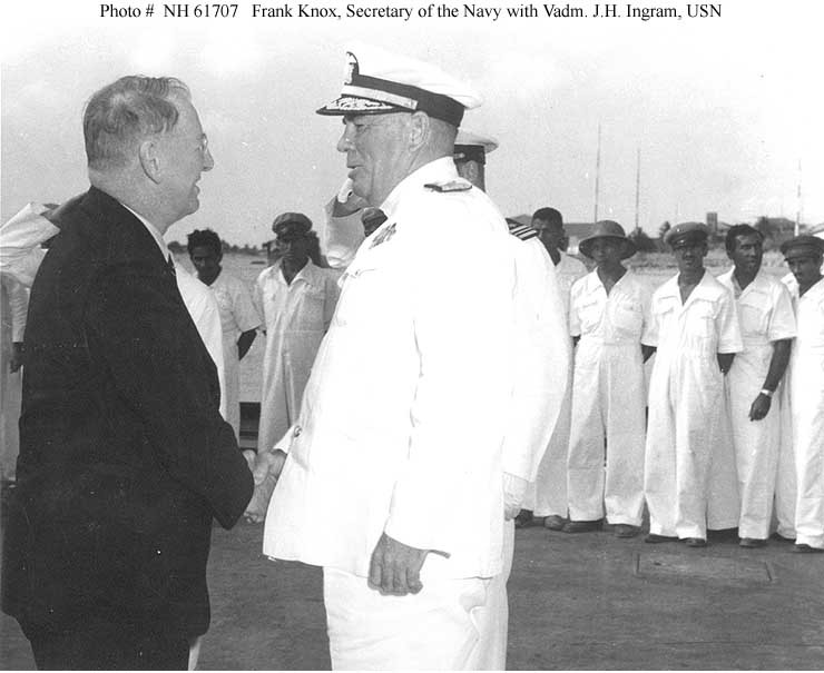 Photo #: NH 61707  Frank Knox, Secretary of the Navy